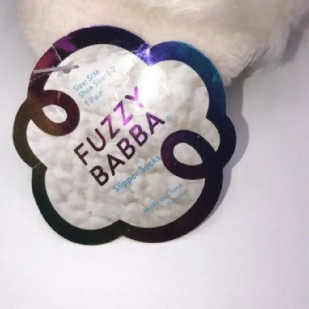 Fuzzy Baba Kids Slide with Bunny Rabbit